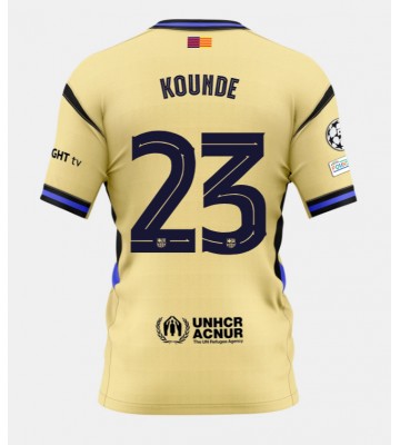 Barcelona Jules Kounde #23 Seconda Maglia 2025-26 Manica Corta